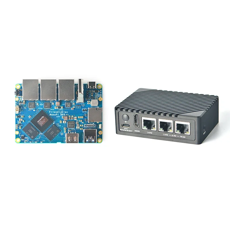 Nanopi R6S development board with RK3588S Quad-core ARM Cortex-A76 and quad-core Cortex-A55 CPU 8K@60FPS 6TOPs