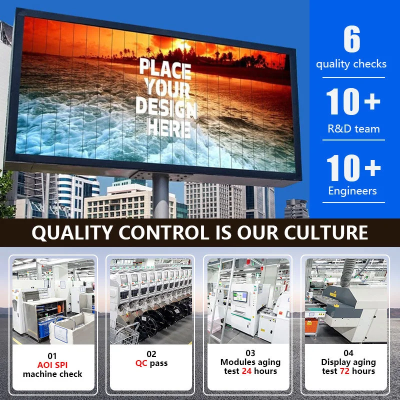 Outdoor Double-Sided LED Display Board Giant Advertising Screen Matrix for Exterior LED Sign Board for Outdoor Use