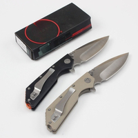 DOC Tactical Folding Knife - D2 Steel Blade G10 Handle An Outdoor Camping and Portable Multi-functional Tool Knife Men's Gifts