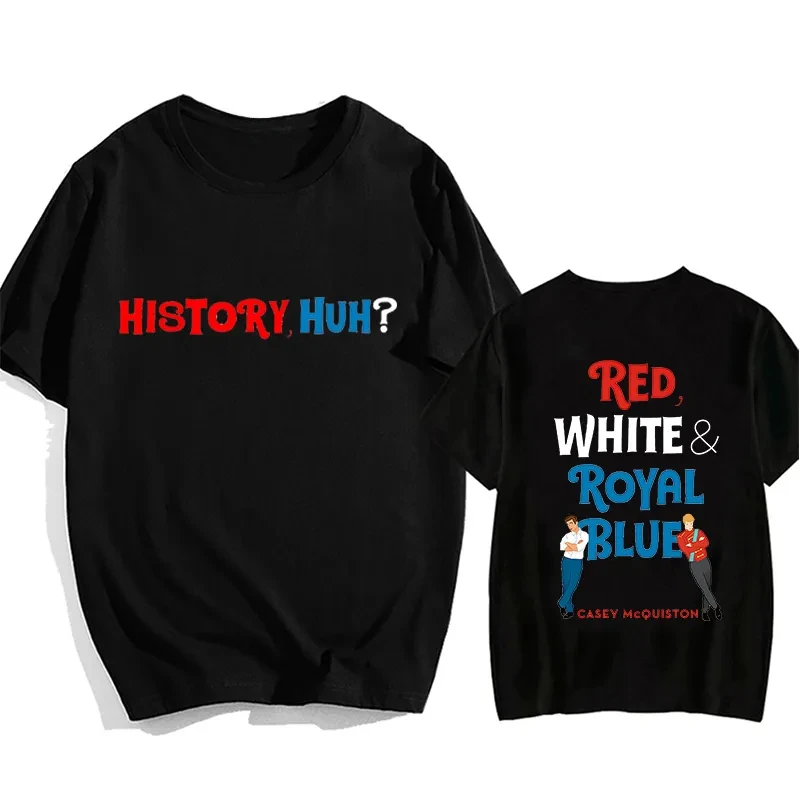 Red White and Royal Blue T-Shirts Woman Clothing Dedicated Shirt Y2k Tops Streetwear Tshirts Short Sleeve Tees T-shirt Clothes