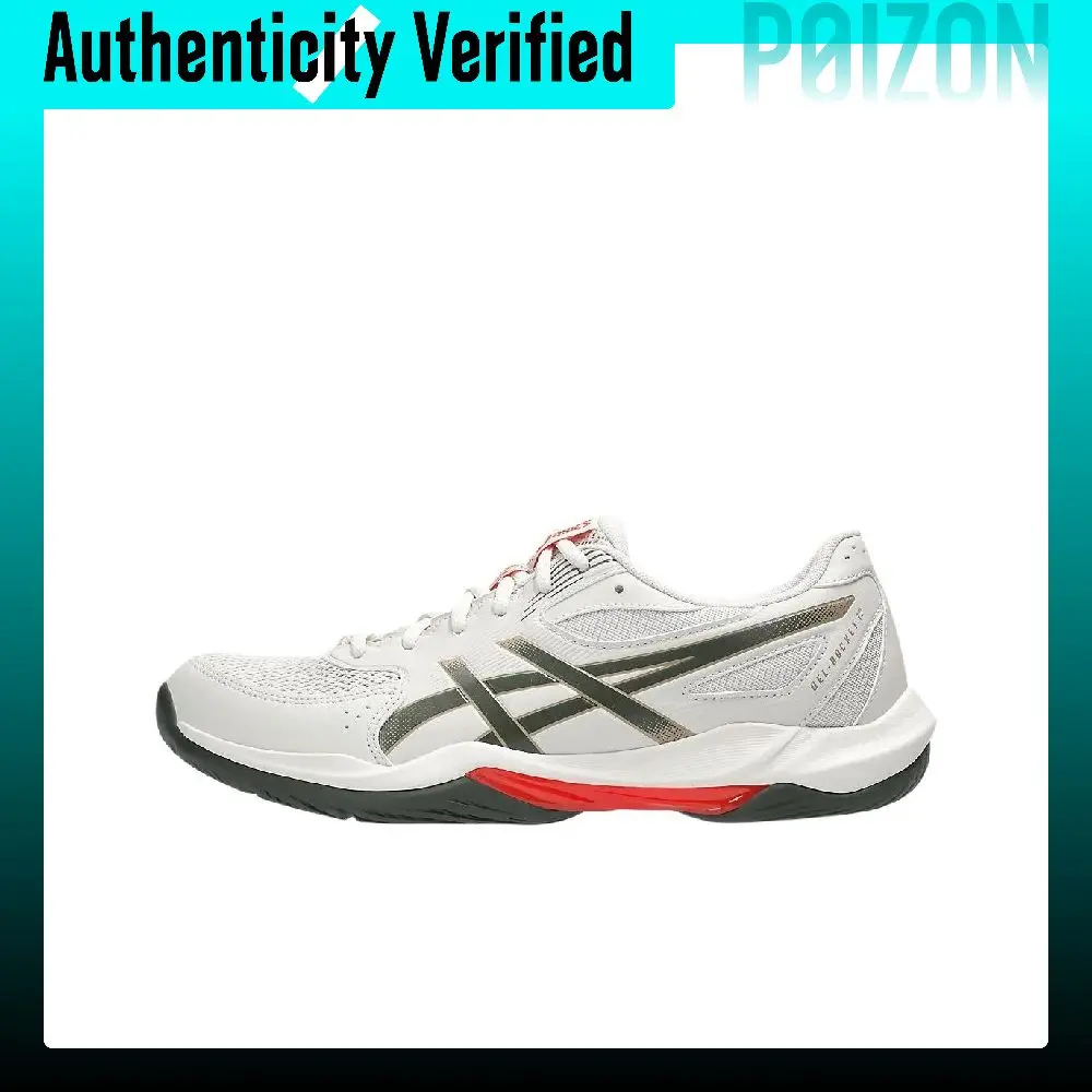 ASICS GEL ROCKET 12 Cushioning Breathable Volleyball Shoes Men's Ecru 1071A116-250