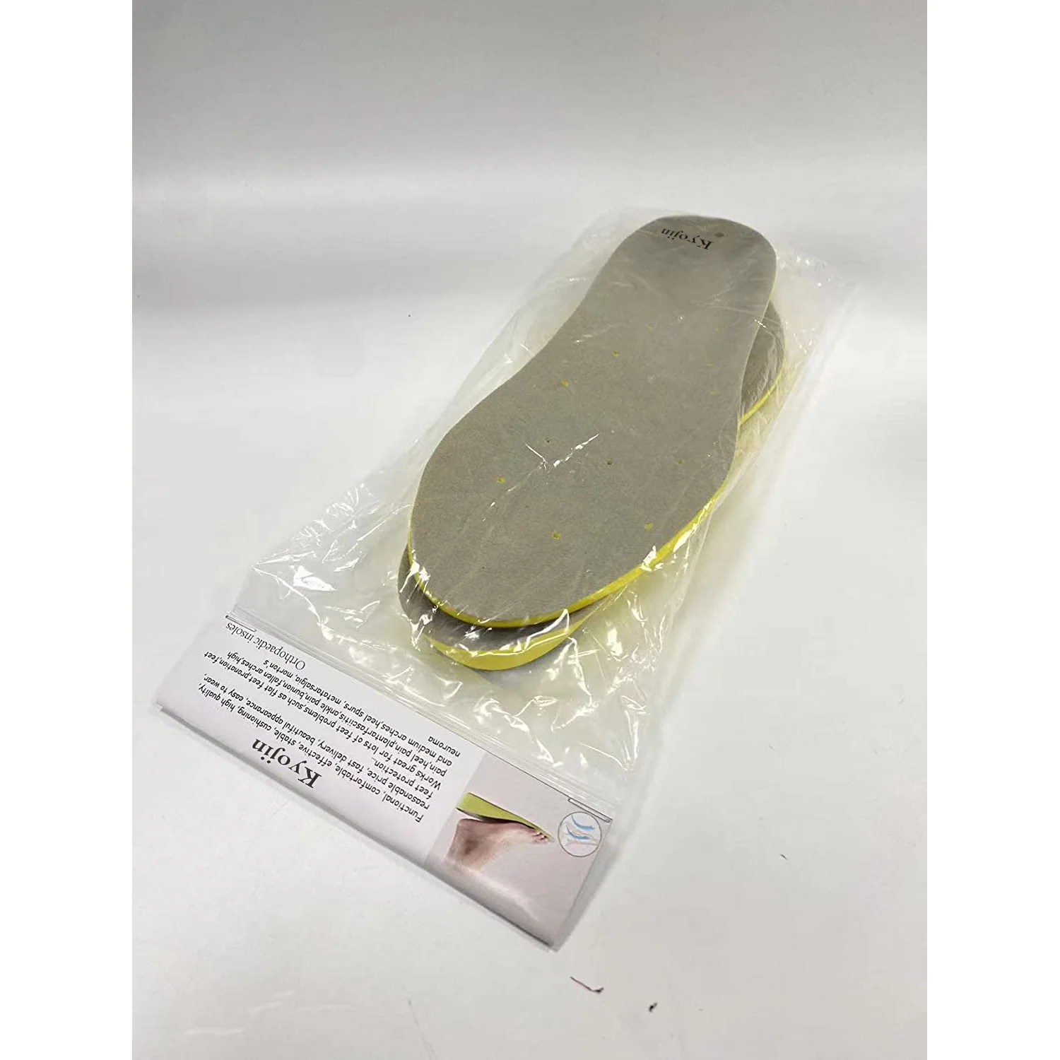 

Kyojin Insoles Orthotics Insoles/Inserts Arch Supports for Flat Feet/Sports for Men and Women Shoes