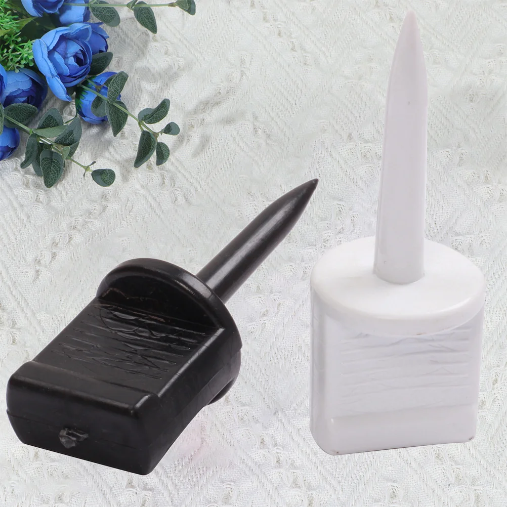 20 قطعة 6.5 سنتيمتر النايلون الهدف مسمار المهنية البلاستيك دبوس الرماية لتسجيل موقف الرماية في الهواء الطلق اكسسوارات البيج #2