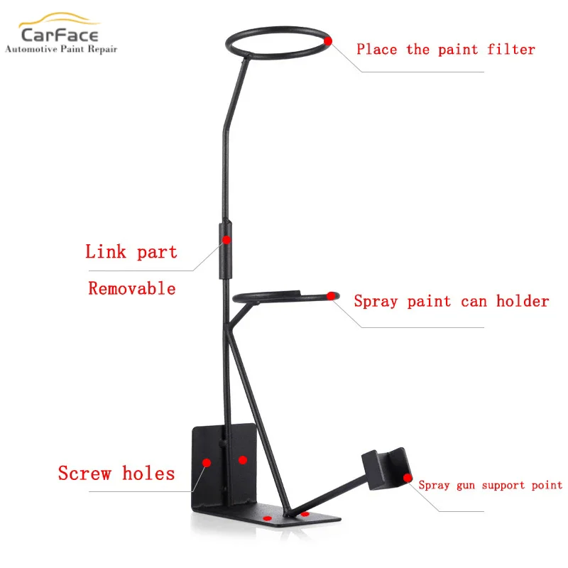 The Car Spray Gun Rack Can Be Placed On The Display Rack Fixed Paper Funnel Tool Can Be Used For Nailing The Wall