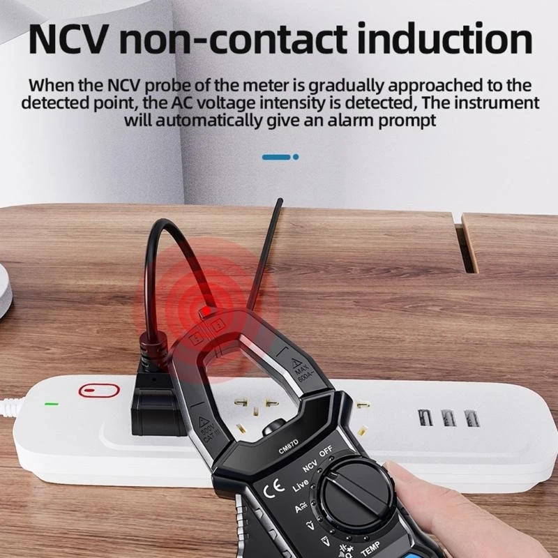 AC/for DC Digital Clamp Meter T-RMS Multimeter 6000 Counts Tester Auto-ranging, NCV AC for DC Current best sale