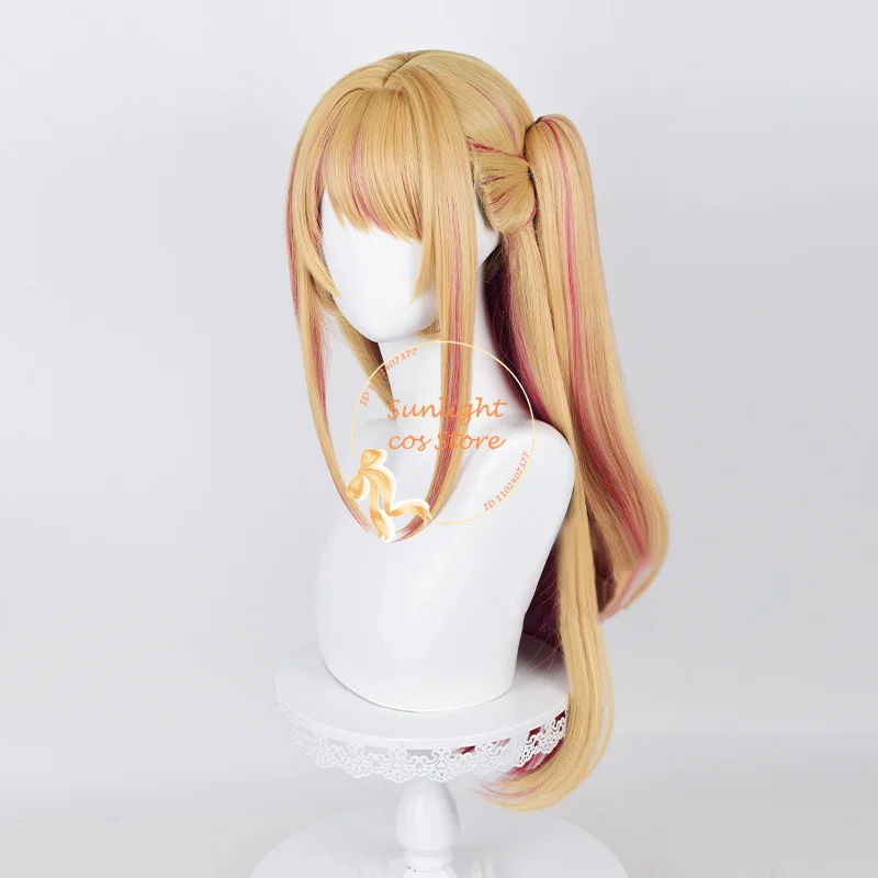 Anime Hoshino Ruby Cosplay parrucca 70cm arancione oro rosa rosa Hoshino parrucche Rubii donne Cos parrucche Anime capelli sintetici resistenti al calore