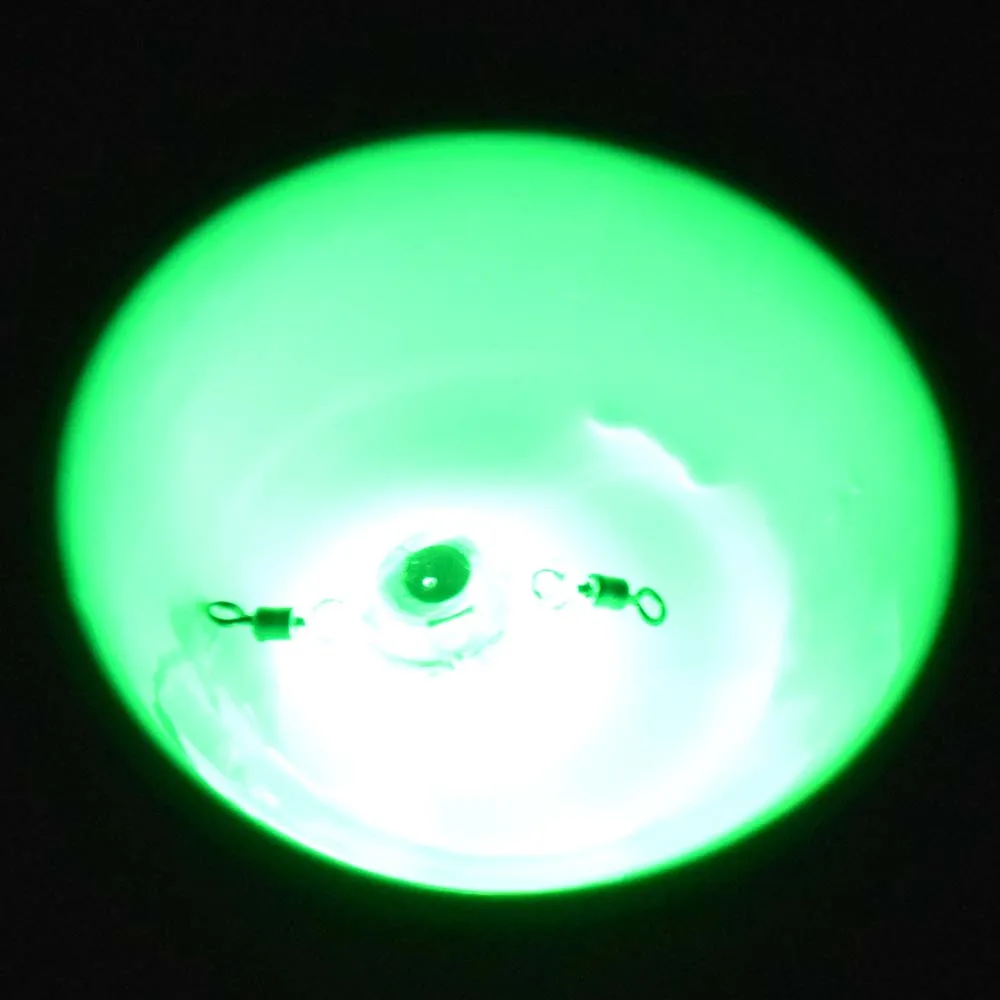10 Stück LED Simulierte Unterwasser-Köderleuchte, Fischaugen-Köder, mit Rotierenden Ringen an Beiden Enden, Wasserdichte Angelbeleuchtung – Detail 13
