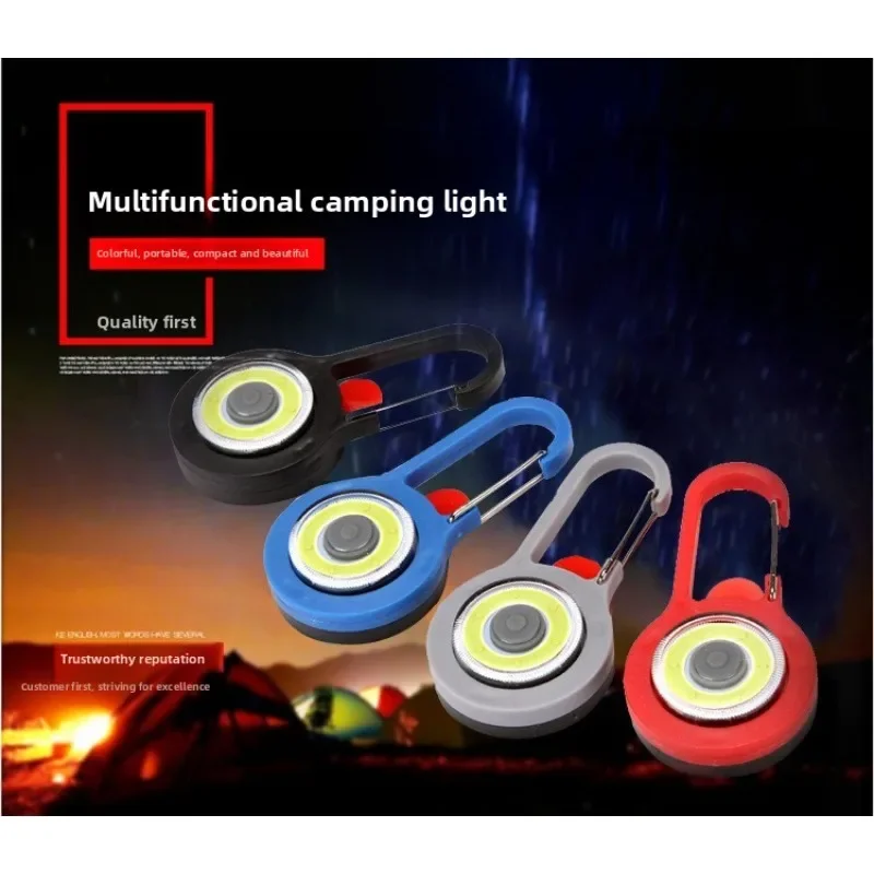 

Мини-портативный светодиодный брелок-светильник, супер яркий аварийный фонарик для кемпинга, пешего туризма - уличная лампа с сухим питанием от батареи