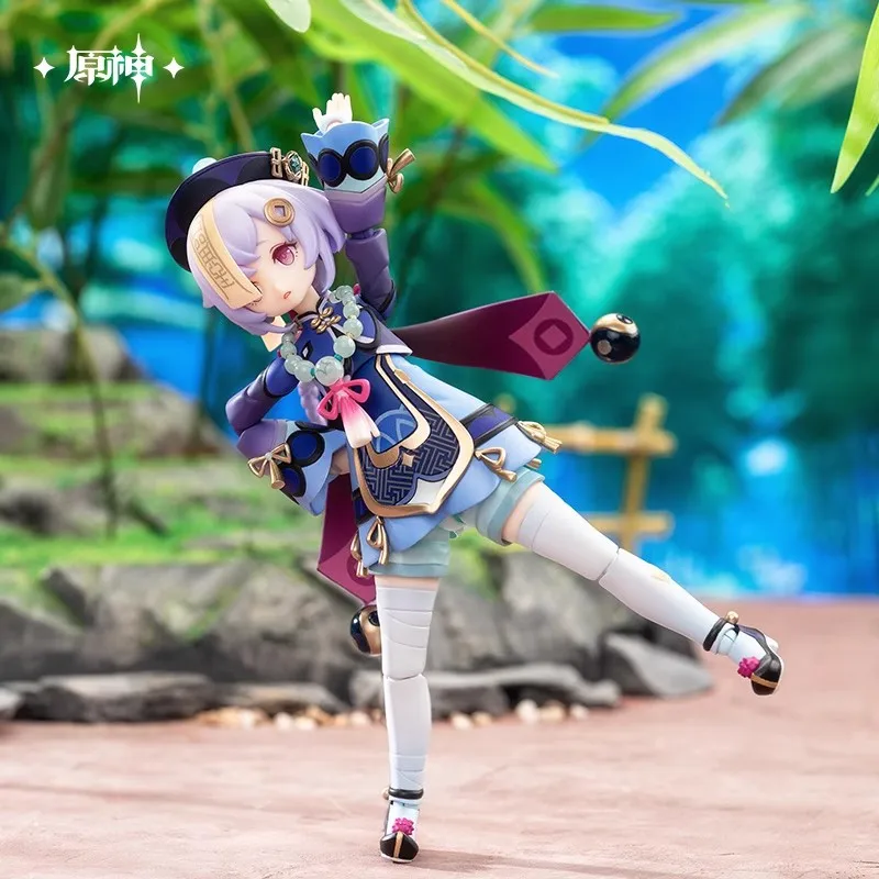 Game Genshin Impact Official Genuine Product Qiqi Frozen Rejuvenation Night Theme Ornament Halloween Christmas DIY Gifts Cosplay