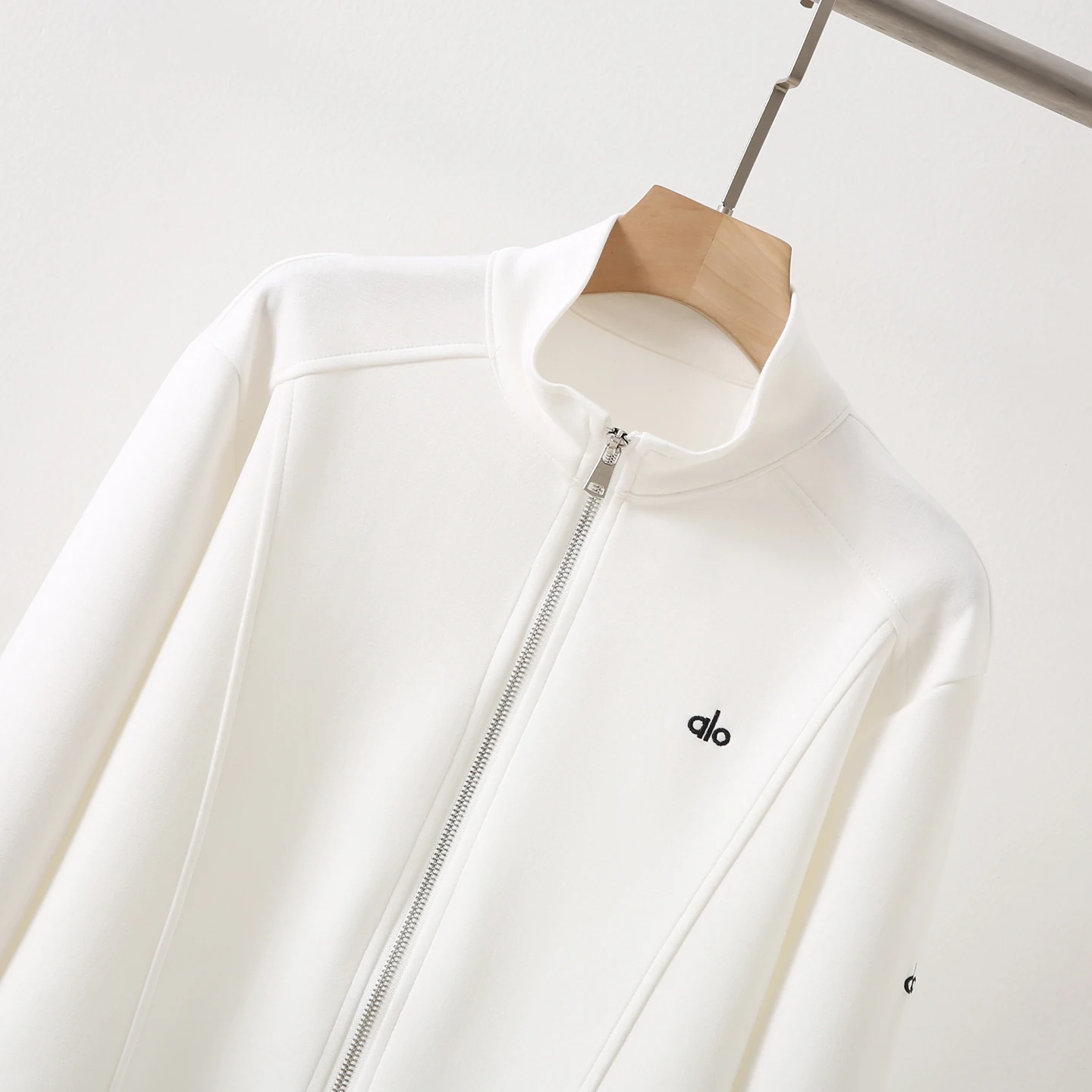 2025 خريف جديد قلنسوة بسحاب سترة ort Spor سليم صالح المرأة ملابس خارجية الوقوف طوق عادية Sle السيدات Jaet #3