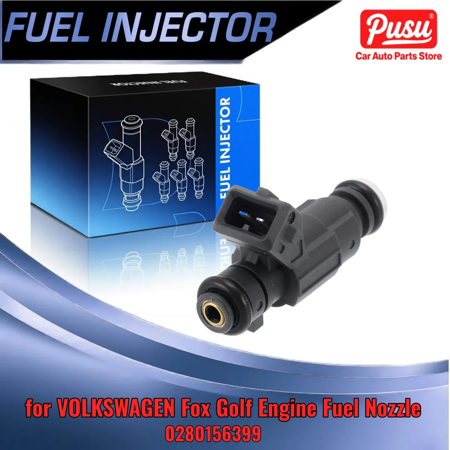

For Volkswagen Golf Fox 1PC Original Fuel Injector Nozzle 0280156399