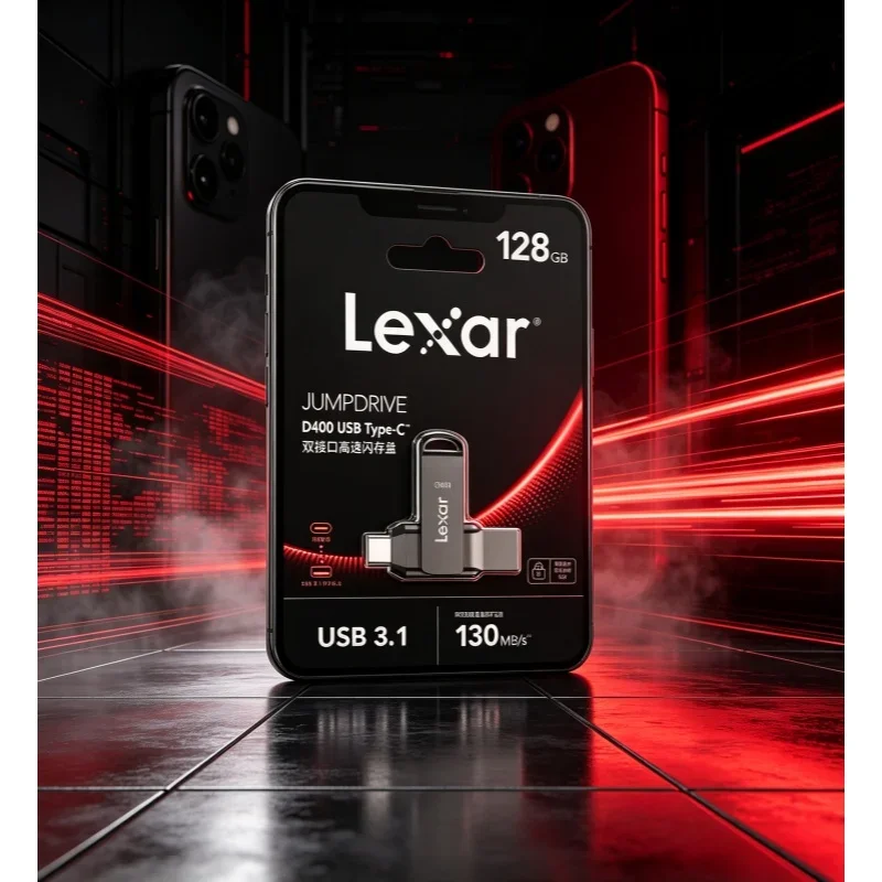 Lexar Dual‑Interface Memory U Disk USB3.2 Gen1 Type‑C USB‑A 150MB/s Flash Drive For Phone Tablet Laptop Mac
