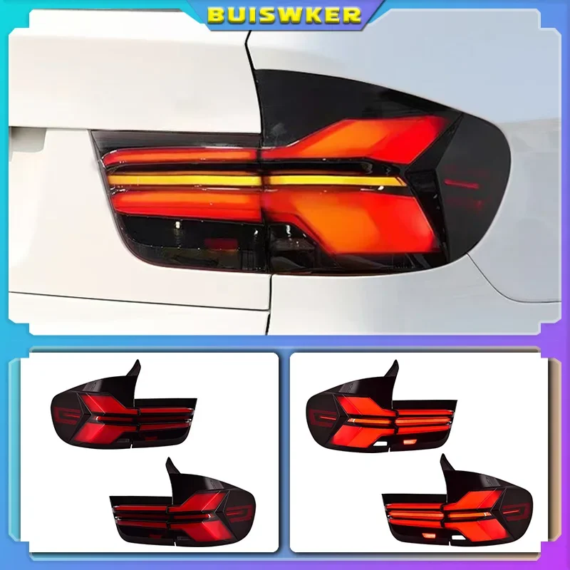 For BMW X5 E70 Taillight Assemblies 2007-2013 LED Sequential Flowing Turning Signal Rear Tail Light Auto Lamp Accessory 