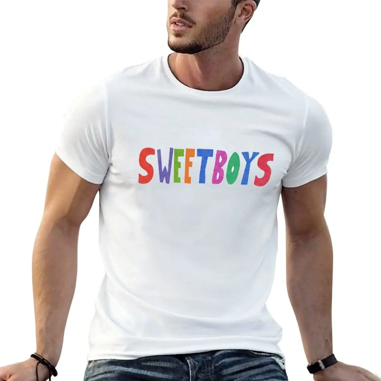 Sweetboys logo - Garrett Watts and Andrew Siwicki T-Shirt korean fashion Blouse sublime oversizeds oversized t shirts for men