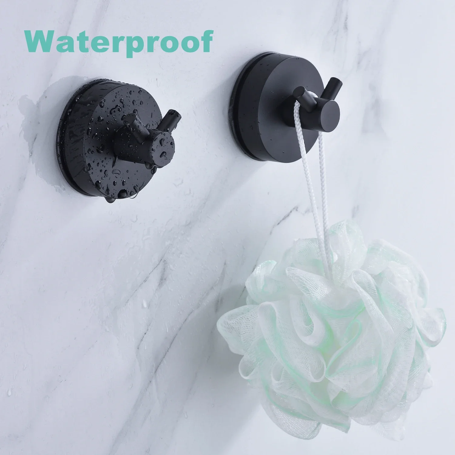 2pcs 5KGS Vacuum Suction Cup Hook Reusable Hanger Towel Hooks Stainless Steel Robe Hook Nickel Kitchen Bathroom Home Accessories