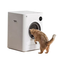 Smart Cat Litter Box Self Cleaning Automatic Air Purifier Deodorant Fully Enclosed Large Space Cat Toilet Bedpans
