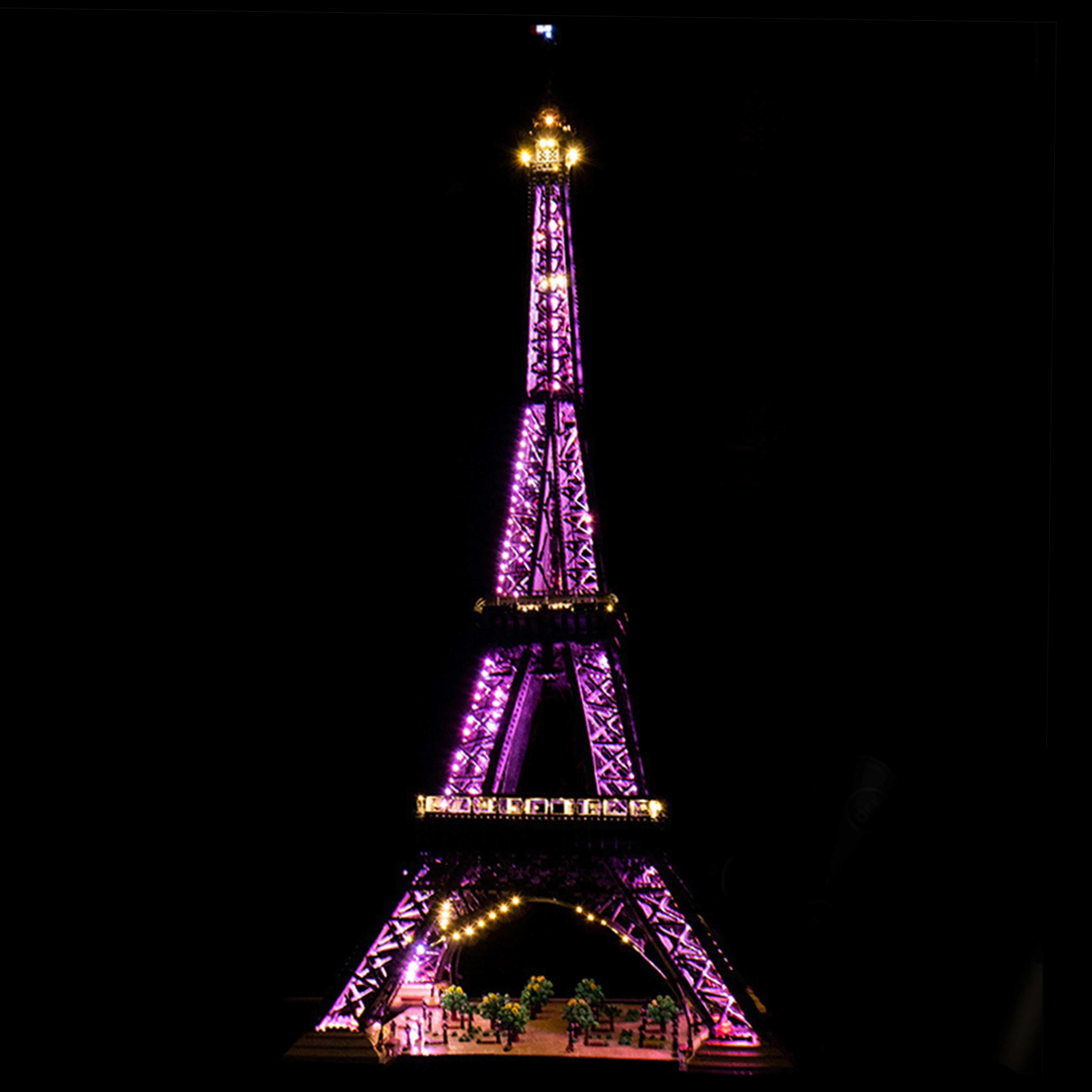 DIY-LED-Lichtset für 10307, Eiffelturm, Bausteinmodell, Fernbedienung, Beleuchtungsset, Dekorationszubehör