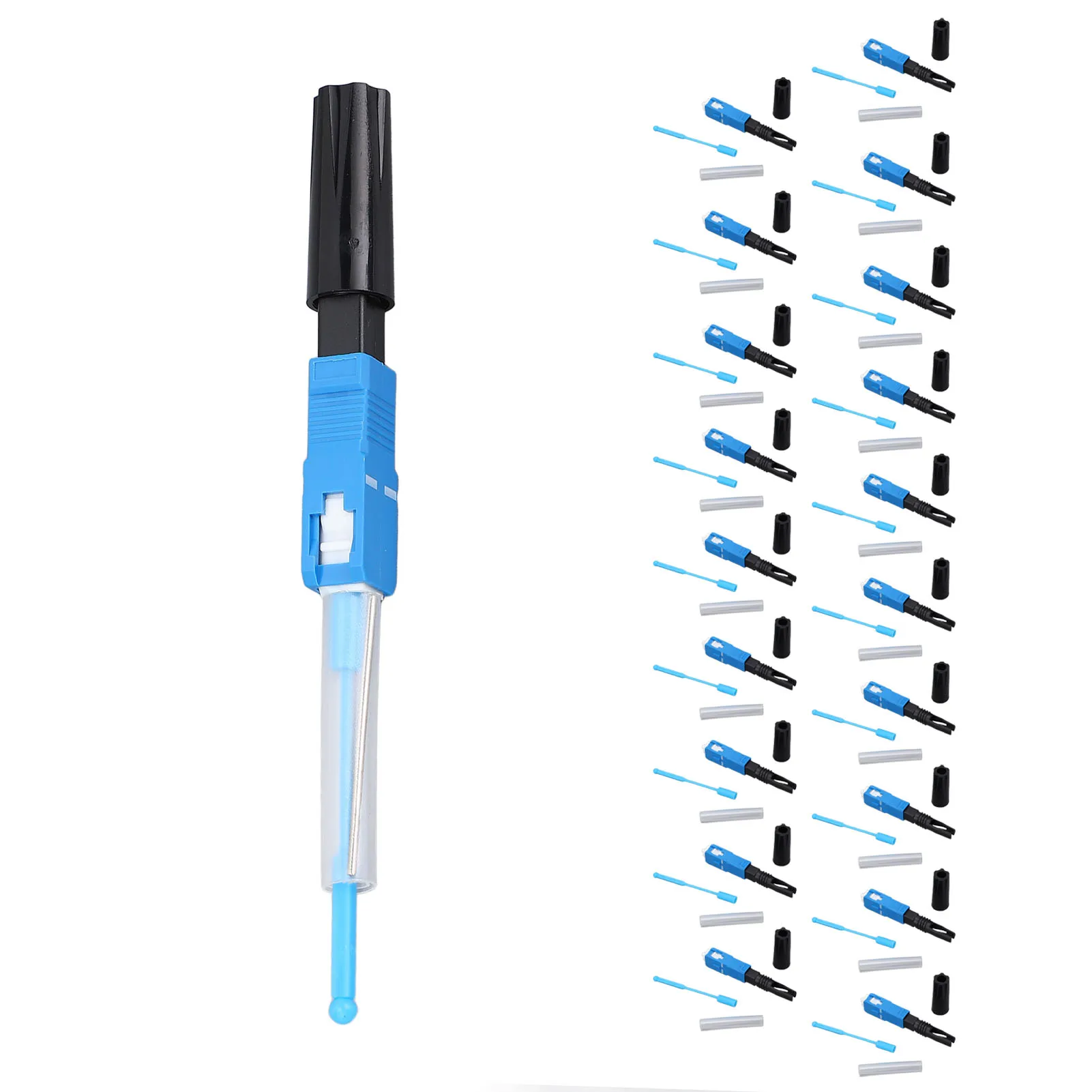 

Optic Fusion Connector SC UPC Hot Melt Single Mode Optical Fiber Fast Connector Hot Melt Optical Fiber Fast Connector 20 Pcs