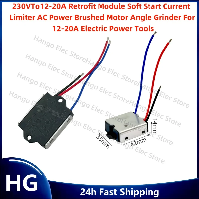 

Brand new and original 230VTo12-20A Retrofit Module Soft Start Current Limiter AC Power Brushed Motor Angle Grinder