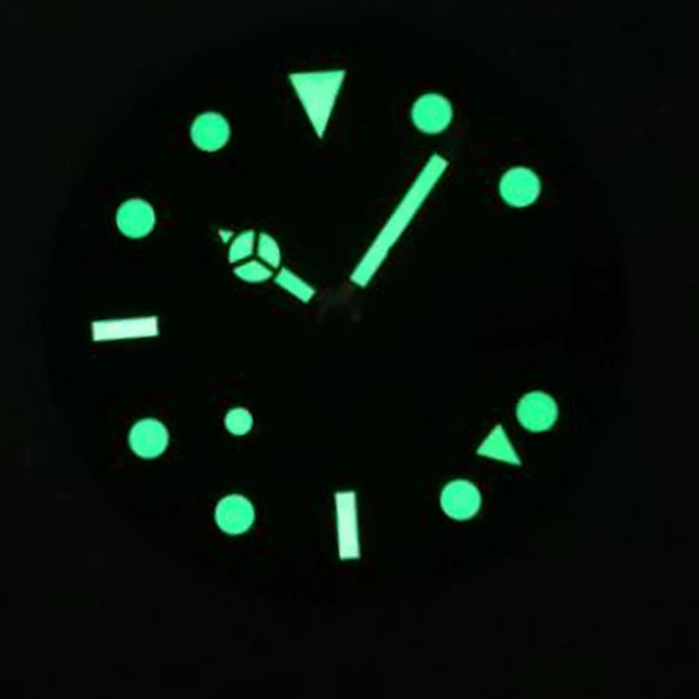 28.5mm GMT NH34 Watch dial Green Ultra bright luminous watch dial with GMT NH34 automatic mechanical movement watch accessories2