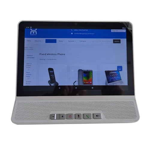 

4G LTE Fixed Wireless Smart Phone Cordless Telephone Desk Terminal Support Video Call 5G WIFI With Sim Card For Business Home