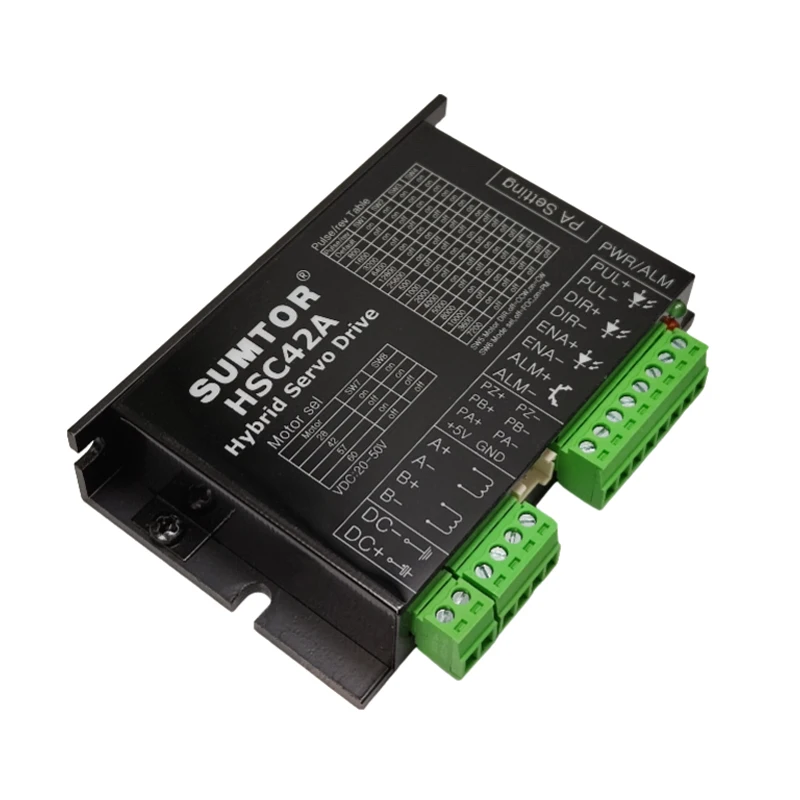 

Драйвер шагового двигателя по хорошей цене HSC42A/HSC57A/HSC86A для шагового двигателя NEMA 17/23/34 с энкодером SUMTOR