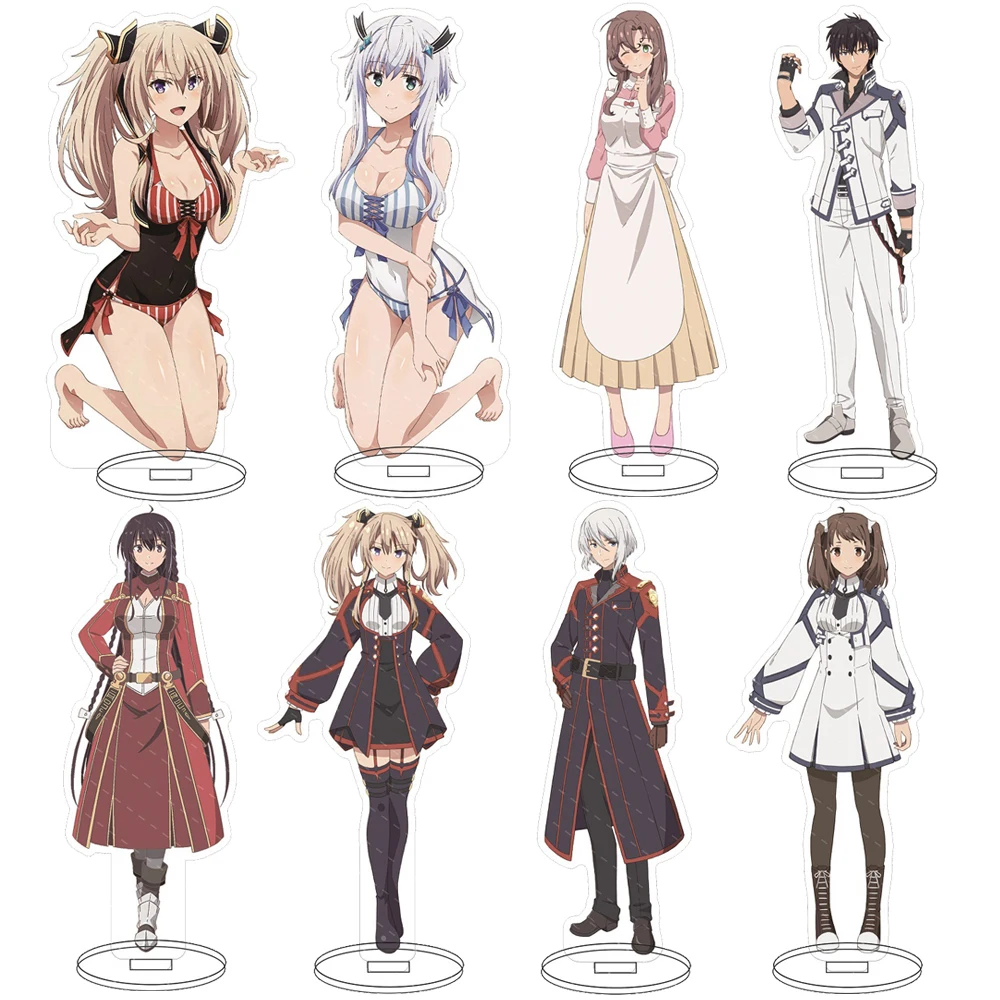 Anime The Misfit of Demon King Academy Acrylic Stand Model Figures Misa Ilioroagu Sasha Necron Model Desk Decor Props Gifts