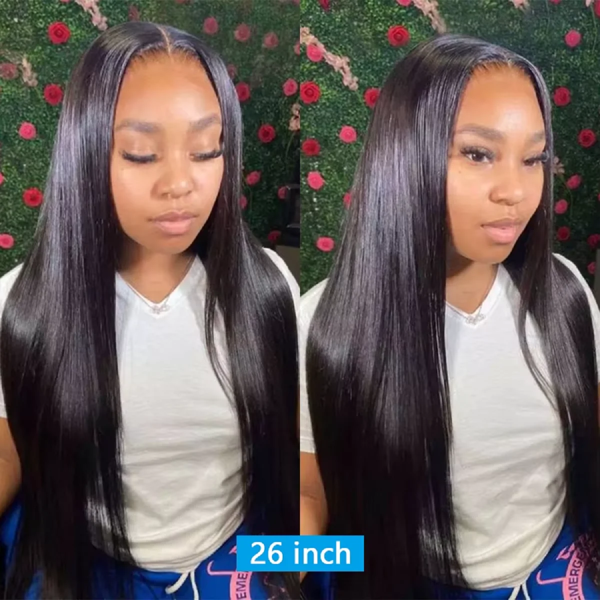 ร้านเยอริงผมมนุษย์ตรง 4 × 4 ผ้าลูกไม้ผิวละลายโปร่งใสปิดลูกไม้สวิสปิดผมมนุษย์ 100% เรมีผมบราซิล