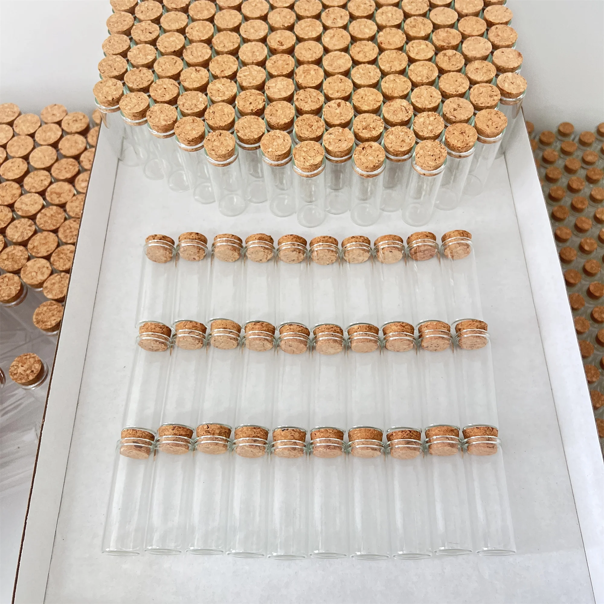 

50 шт., 12 мл, декоративная стеклянная бутылка желаний, 17 × 22 × 60 мм, стеклянная пробирка, пробка, мини-контейнер для семян, сделай сам, крошечные банки для конфет, флаконы