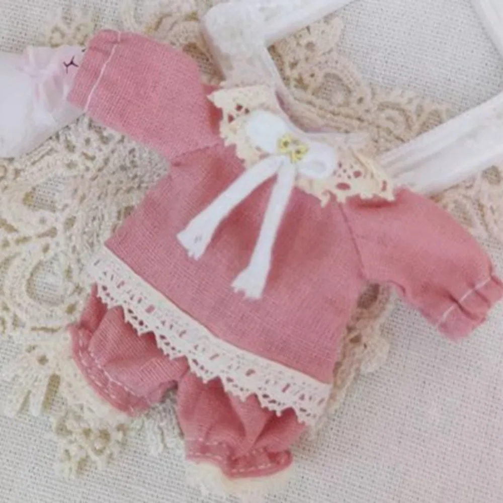 

Handmade Collar Dress Skirt Fashion DIY Accessories Round Collar Nightdress Lace Doll Household Clothes