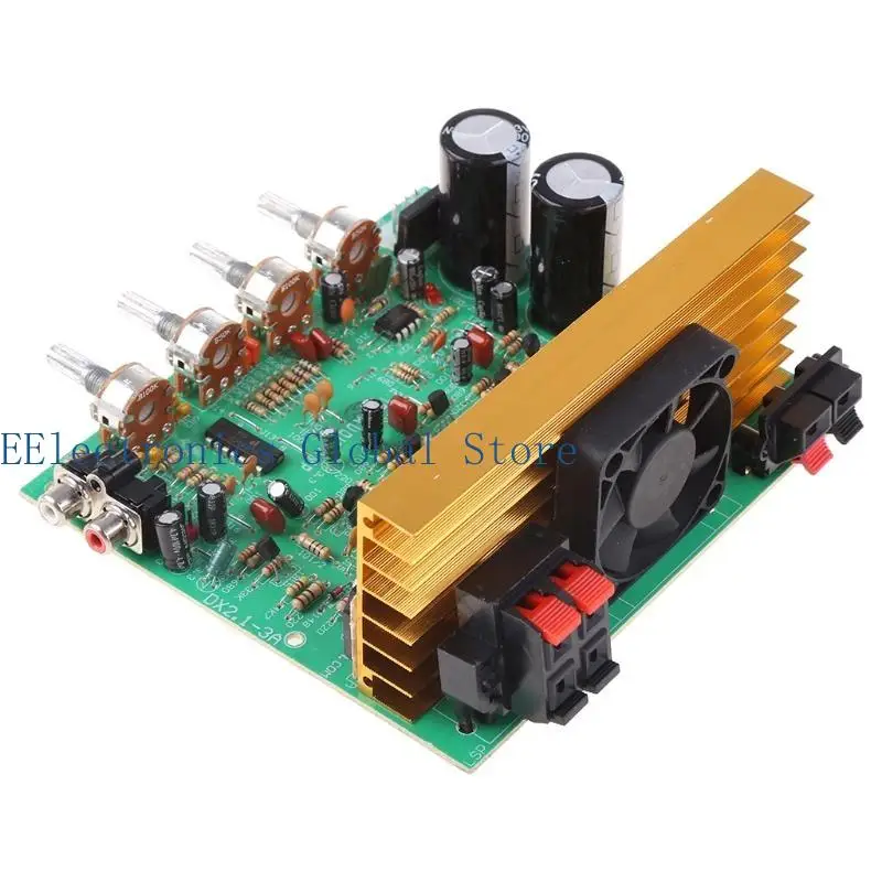 

462B 2.1 Channel 3x80W Stereo Amplifier for Speaker DIY Component Dual AC18~24V