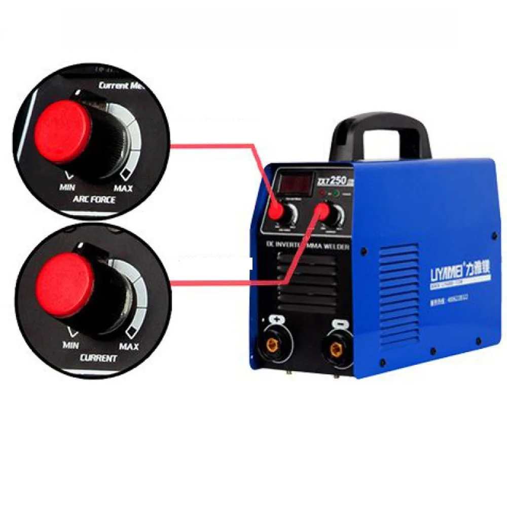 220V Portable Mini Electric Welding Machine Fully Automatic Small Electric Welding Machine ZX7-250 Inverter DC All Copper