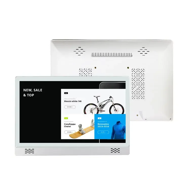 Lcd de Android de 22 polegadas que pendura a máquina montada na parede da propaganda do jogador da propaganda