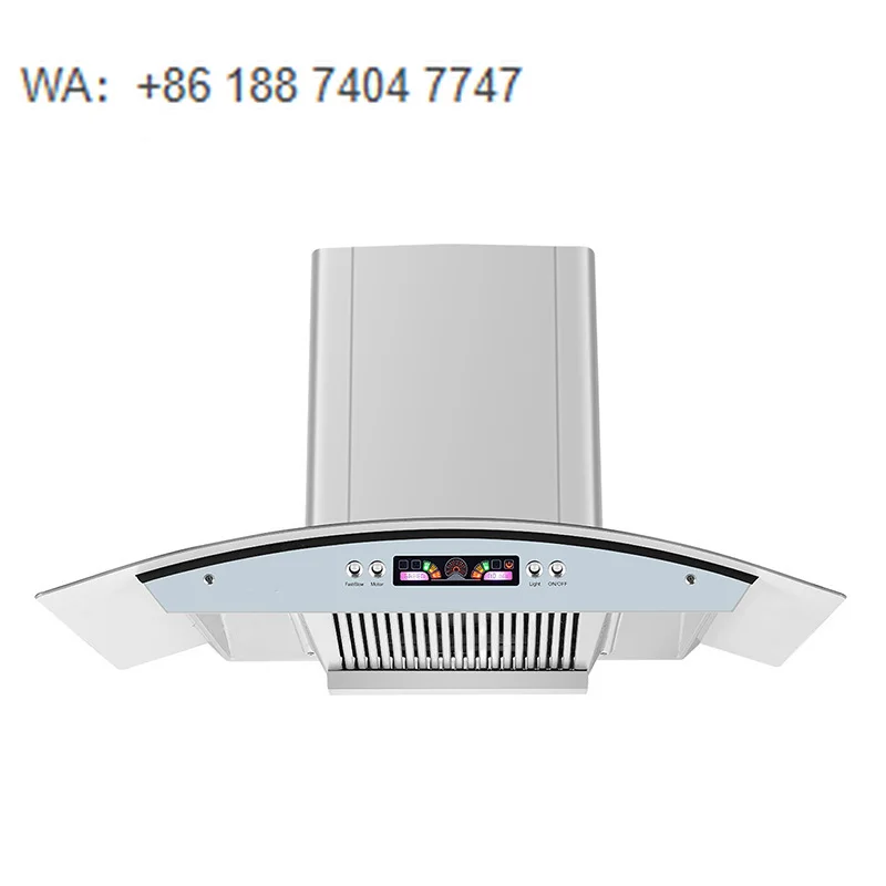 

Slanted Steel Mesh Kitchen Exhaust Hood, Effective Odor and Fume Elimination, Sturdy Material, Simple Installation for Users