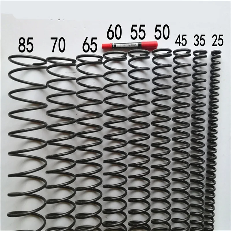 

1 шт., диаметр проволоки 5 мм, длина 305 мм, наружный диаметр 25-85 мм, амортизирующая пружина с большим сжатием, стальные спиральные пружины тяжелого давления