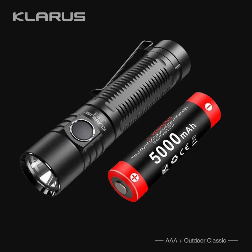 Klarus G15 4000 Lumens 188 meter 21700 battery Rechargeable EDC Flashlight