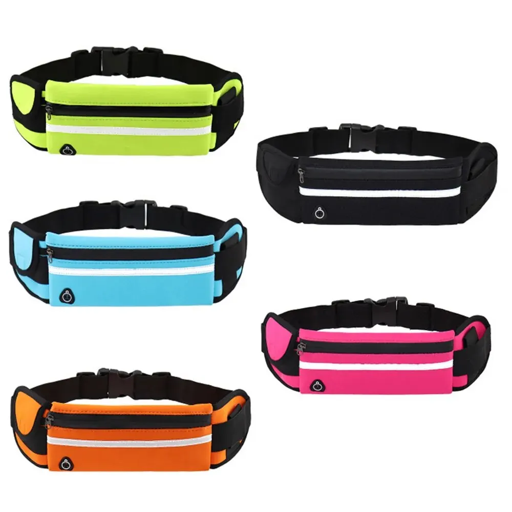 1Pcs Outdoor Sports Waist Bag Waterproof Pack Close Fitting Invisible Belt Fitness Anti Theft Mobile Phone Waist Bag Bottle