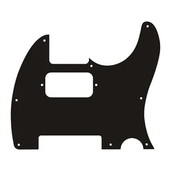 Pleroo Customize Parts For Harley Benton TE-20HH SBK Standard Series Tele Guitar Pickguard, Matte black