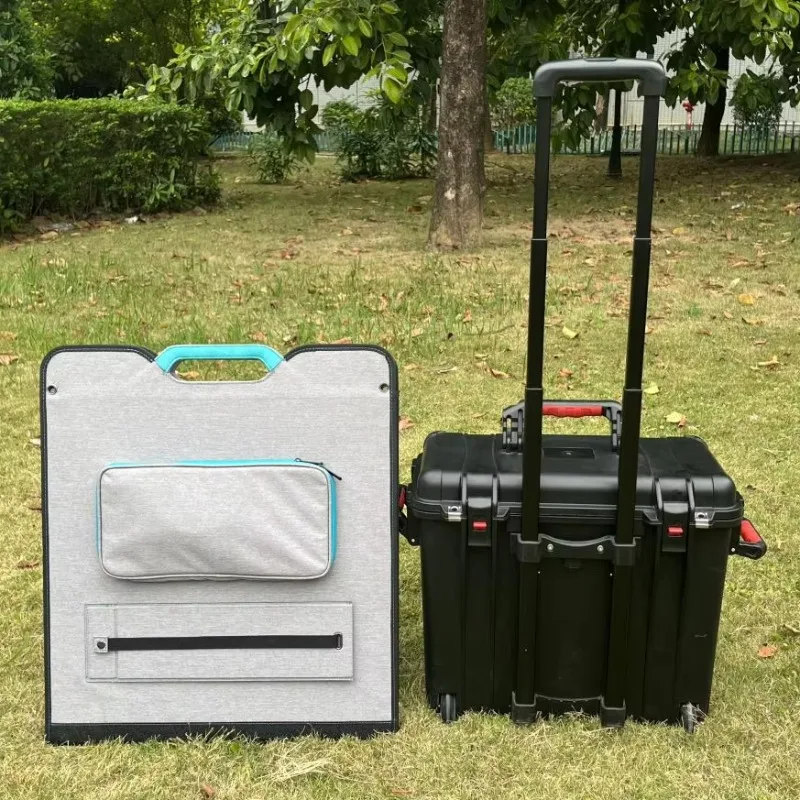 4000W 3.84kWh Solar Power Station, Large LiFePO4 Battery, 500W Wireless Charging Function for Outdoor Mobile Energy Supply