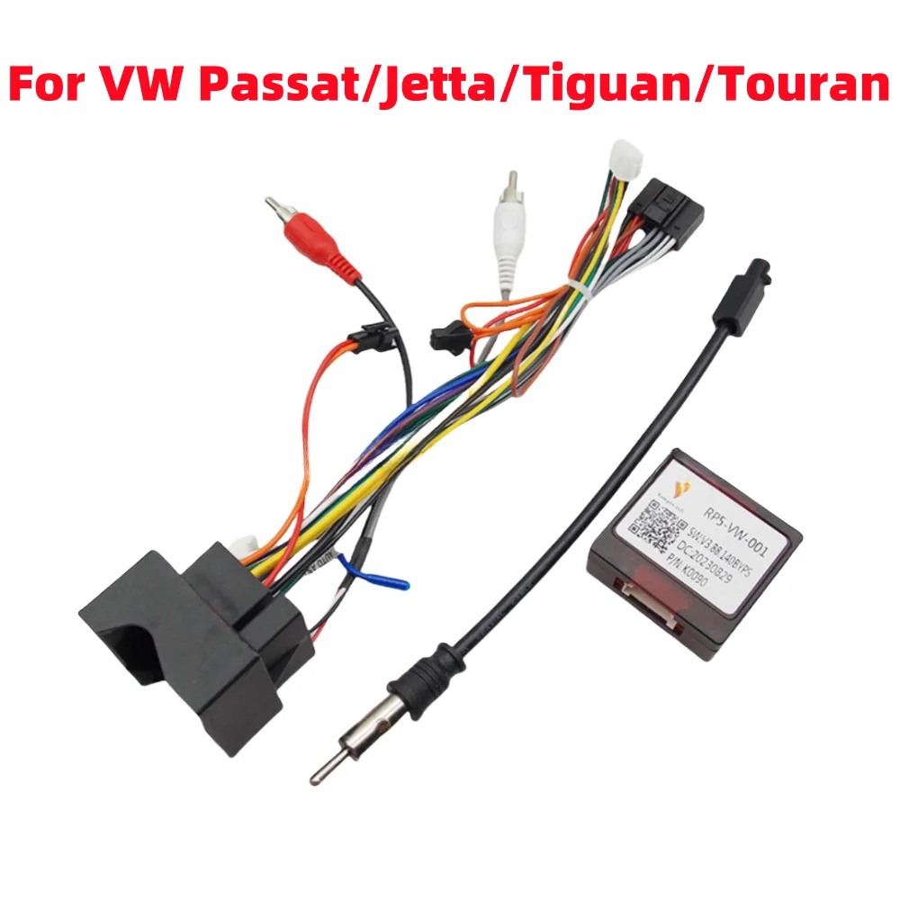 

Canbus Box For Volkswagen Golf 5/6/Polo/Passat/Jetta/Tiguan/Touran/Skoda 40 Pin Harness Power Cable Android Car Radio Multimedia