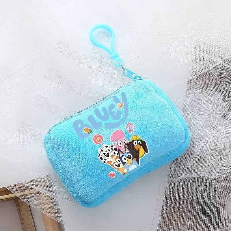 Bluey Bingo Cute Wallet Girls Boys Purses Cartoon Anime Graphic Print Coin Pouch Portable Purse Clutch Bag Birthday Party Gifts