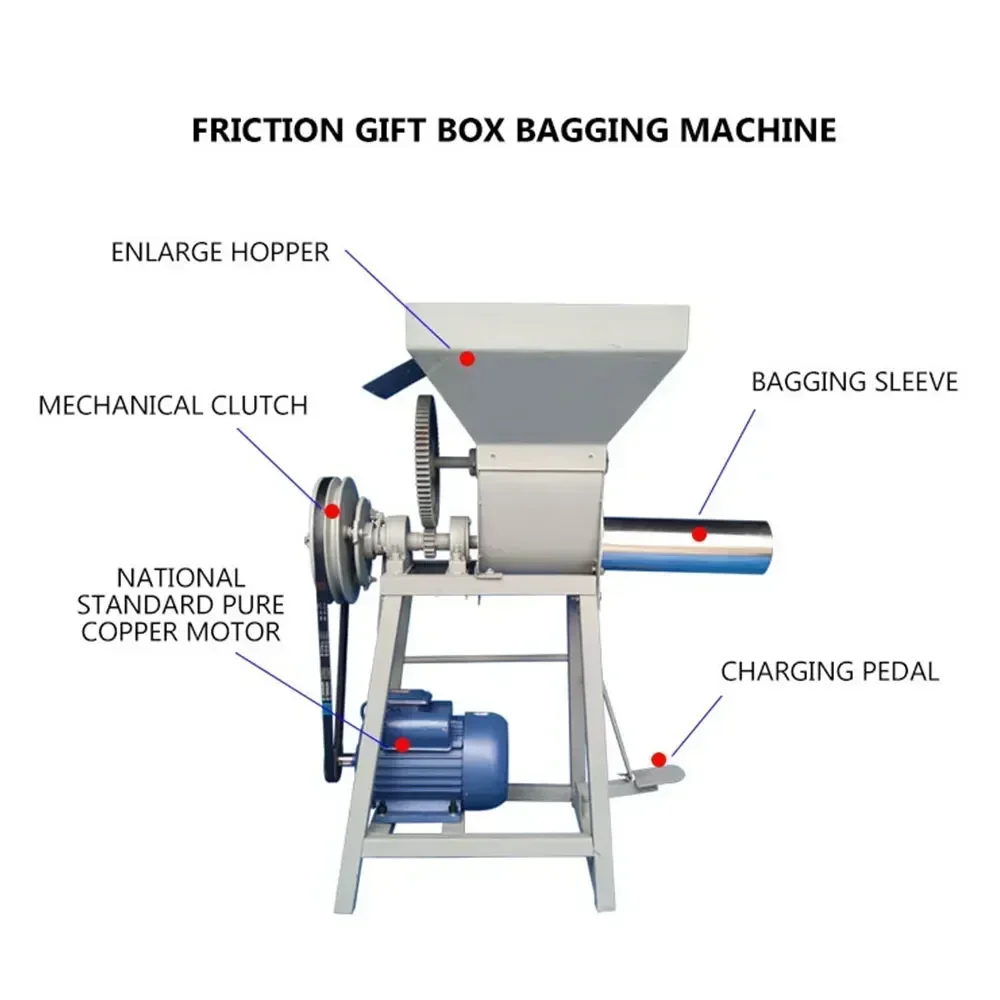 Excellent Best Seller First Hot Sales Multifunctional Bagging Machine Automatic Bagging Packing Machine Friction Clutch Edible F