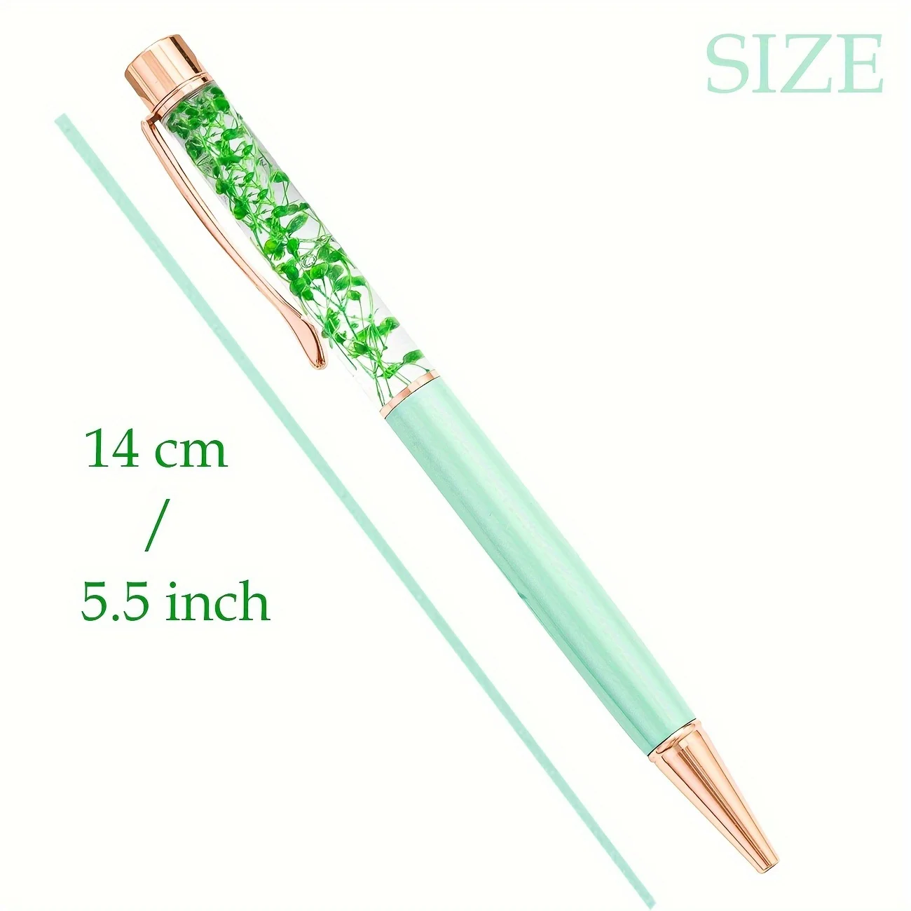 أقلام زهور مجففة منتشرة بالزيت من Creative DIY، بالجملة بالجملة، أقلام التحكم في حركة المرور الجوية، أقلام حبر جاف للإعلان، طلب خاص