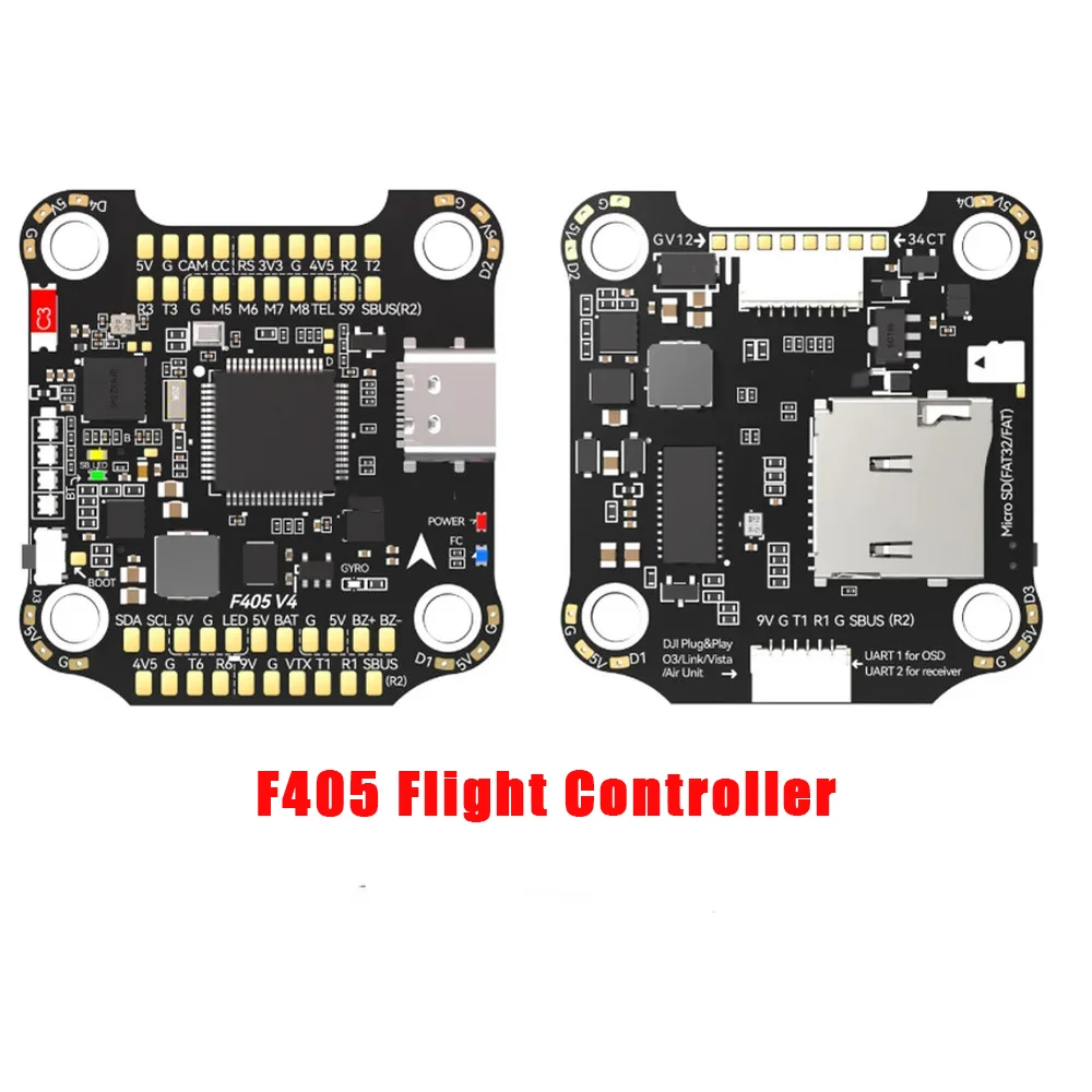 

SpeedyBee F405 V4 + BLS 55A ESC Stack — 30x30 мм, Betaflight/iNAV Config, Bluetooth, 3–6S для 5–8-дюймовых FPV-дронов