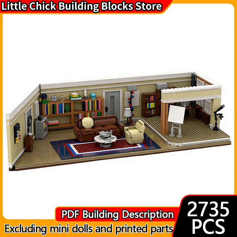 

Модель City Street View MOC, строительные кирпичи, популярный ТВ, драматическая сцена, модульная технология, детские праздничные подарки, сборные игрушки, костюм