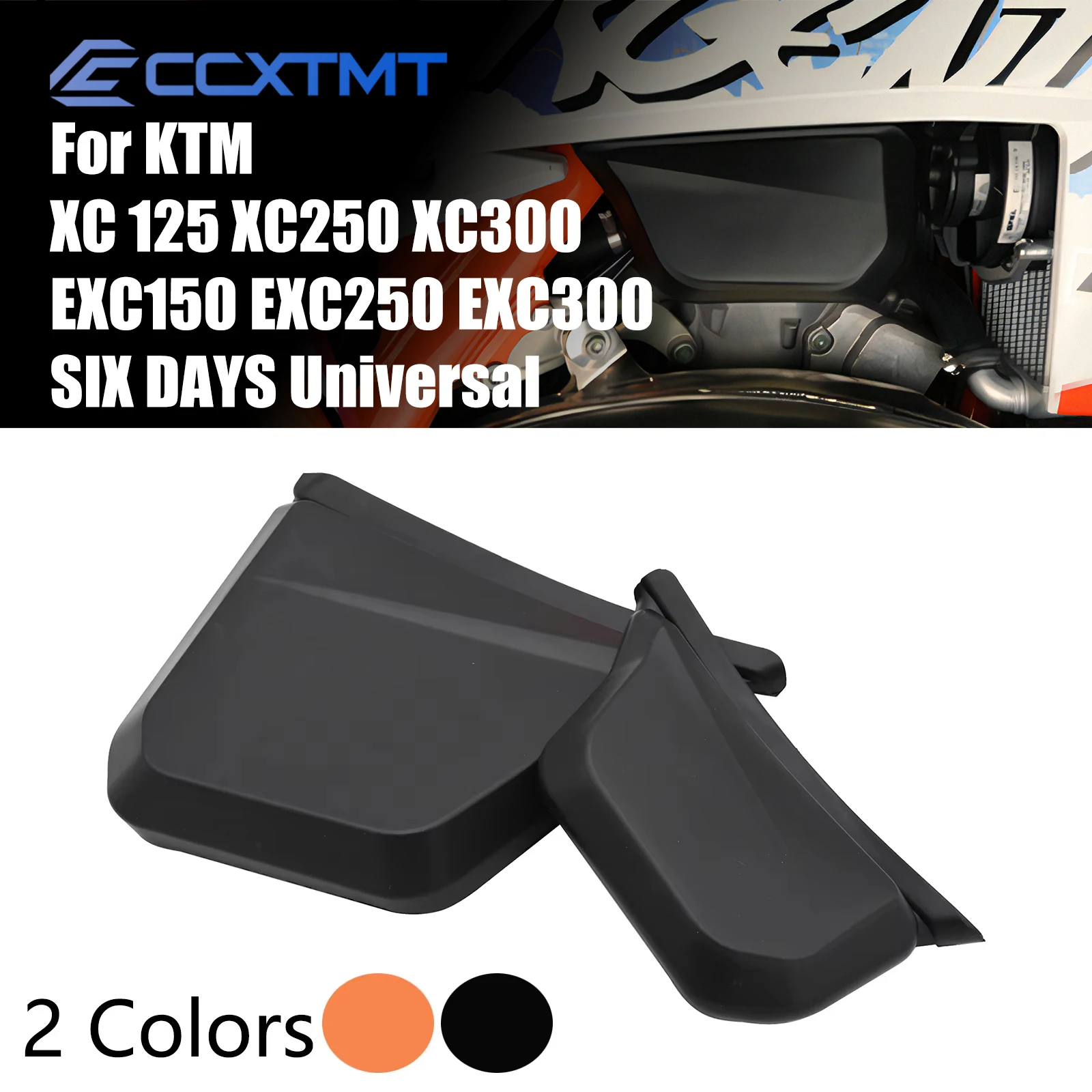 Motorrad Links & Rechts Kraftstoff Tank Abdeckung Schutz Universal Schutz Für KTM 2024 XC 125 XC 250 XC 300 2023-2024 EXC 150 EXC 250 EXC 300