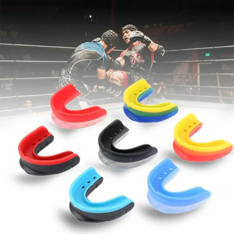 Teeth Protector Sport Mouth Guard EVA Kids Adults Mouthguard Tooth Brace Protection Basketball Rugby Boxing Karate