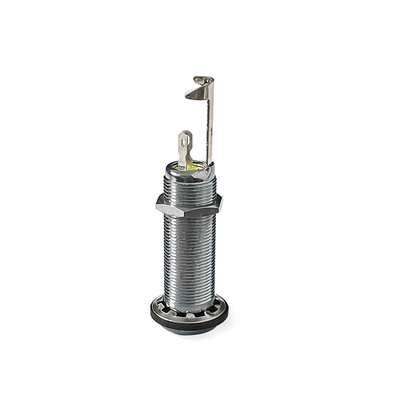 1Pcs 6,35mm 1/4 "Gewinde Zylinder Bass Gitarre Jack Pickup Ausgang Eingang Steckdose für Elektrische Gitarre Zubehör teile – Detail 5