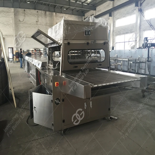 Gelgoog Mini Chocolate Enrober Machine Chocolate Enrobing Line