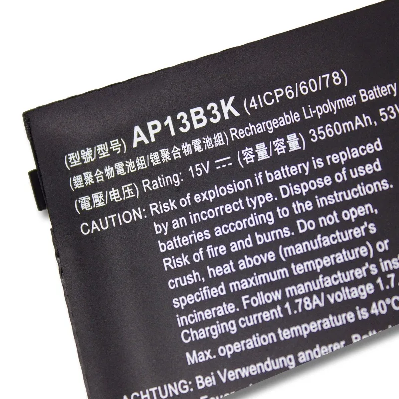 AP13B3K بطارية الكمبيوتر المحمول لشركة أيسر أسباير V5-572 V5-572G V5-572P V5-573 V5-573G V5-573P V5-573PG V7-481 V7-481G V7-481PP دفتر #4